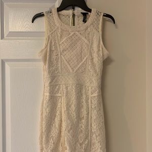 White lace dress